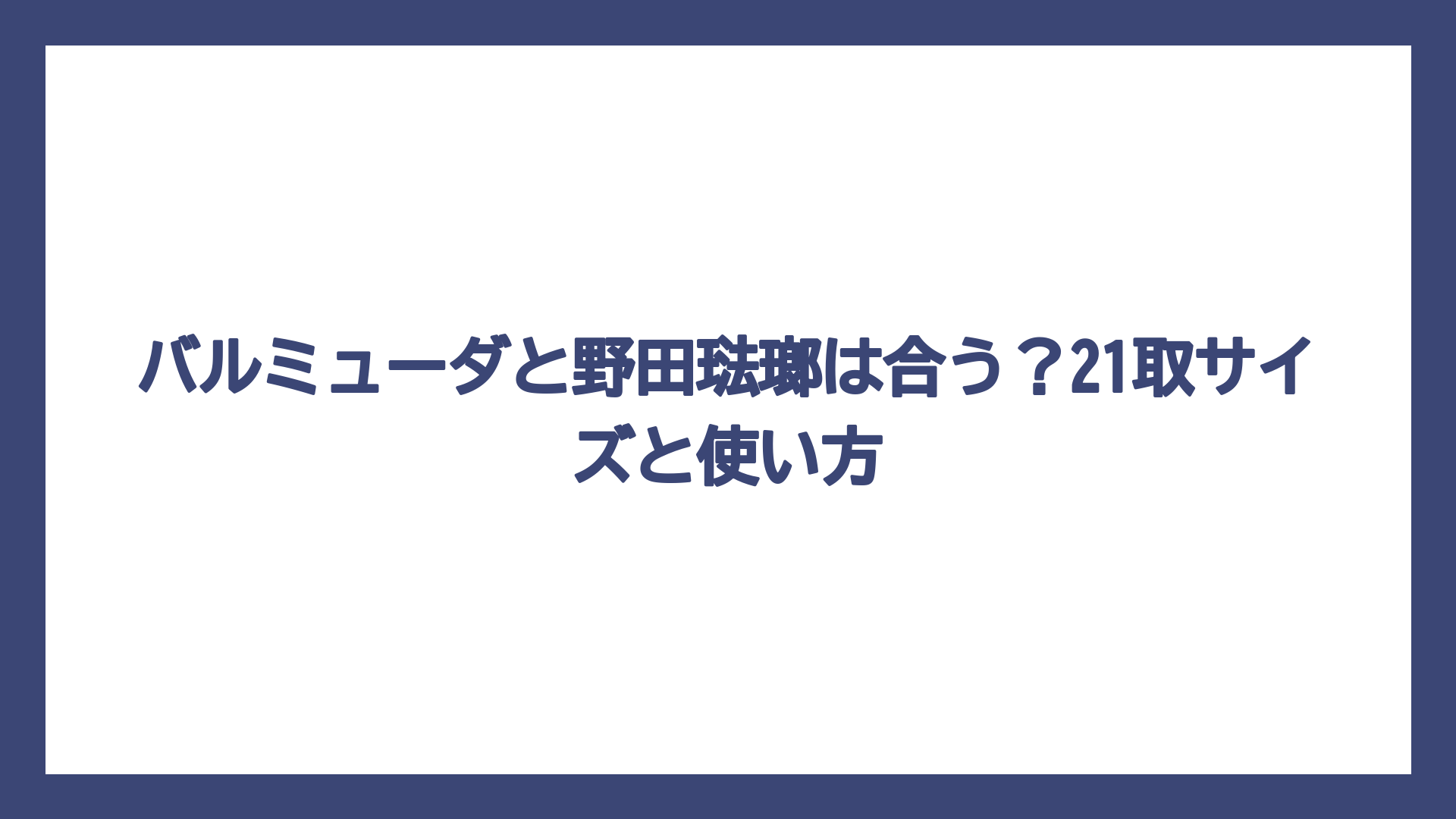 バルミューダと野田琺瑯は合う？21取サイズと使い方