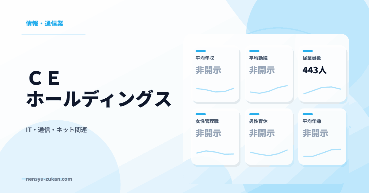 ＣＥホールディングスの年収・働き方データ