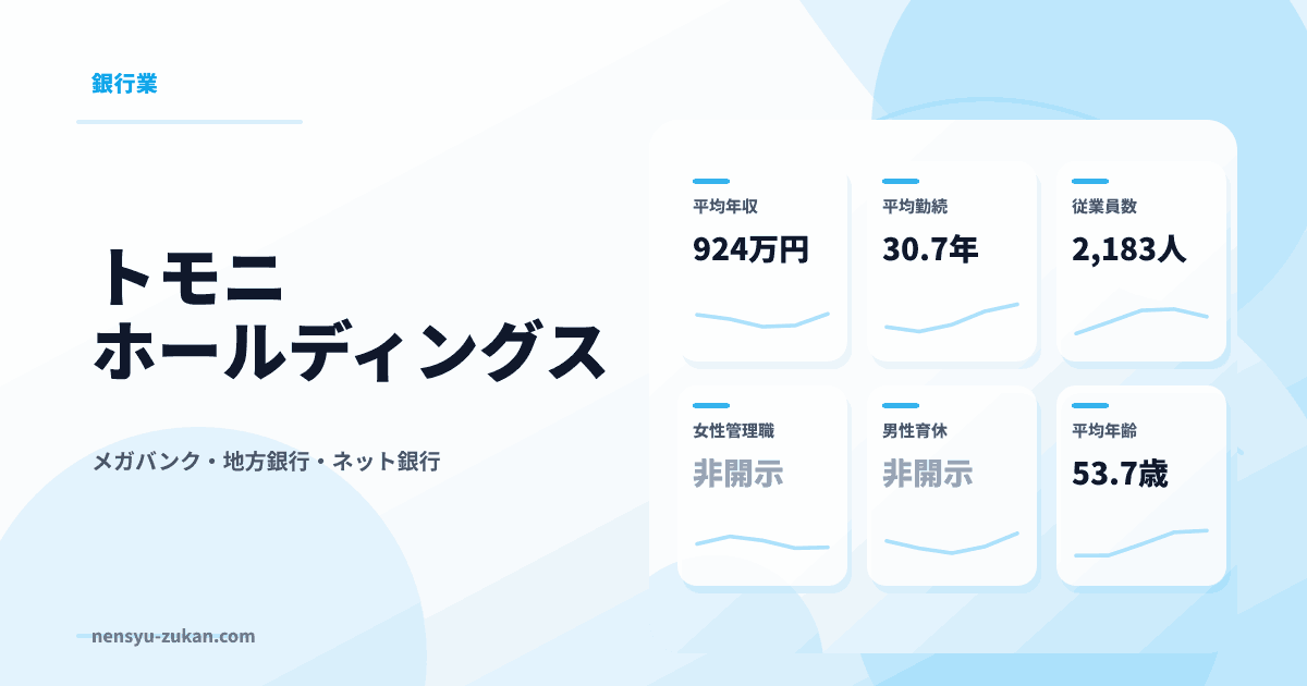 トモニホールディングスの年収・働き方データ