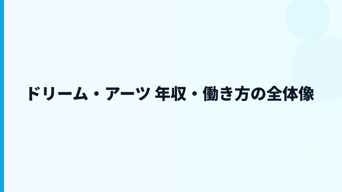 ドリーム・アーツ 年収はなぜ約696万円？給料・勤続・働き方を読む