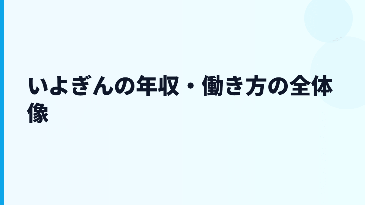 いよぎん 年収はなぜ高い？給料・勤続・働き方を読む